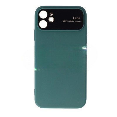 Husa iPhone 11, Cu Interior Micofibra si Protectie Camera, Verde